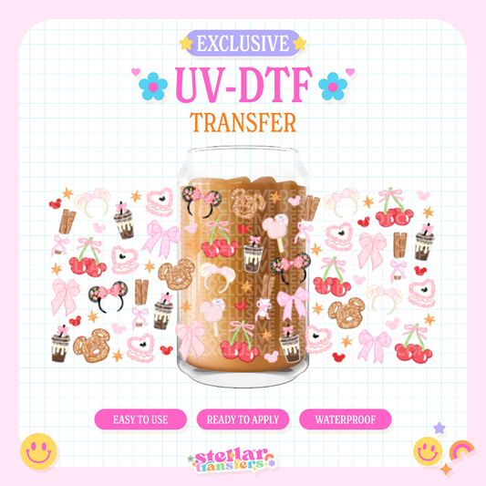 DISNY COQUETTE EXCLUSIVE - 16 OZ UV DTF