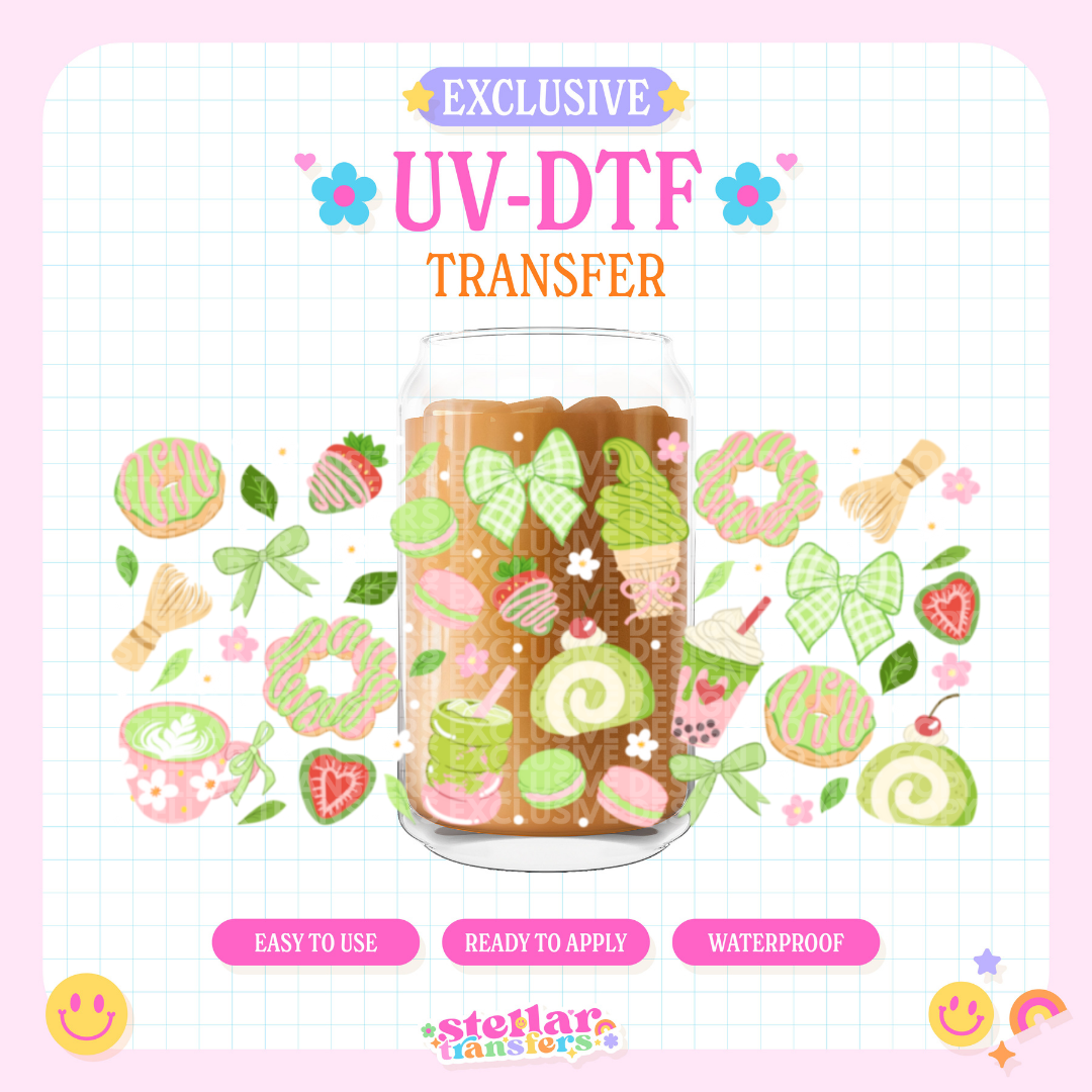 EVERYTHING MATCHA EXCLUSIVE - 16 OZ UV DTF