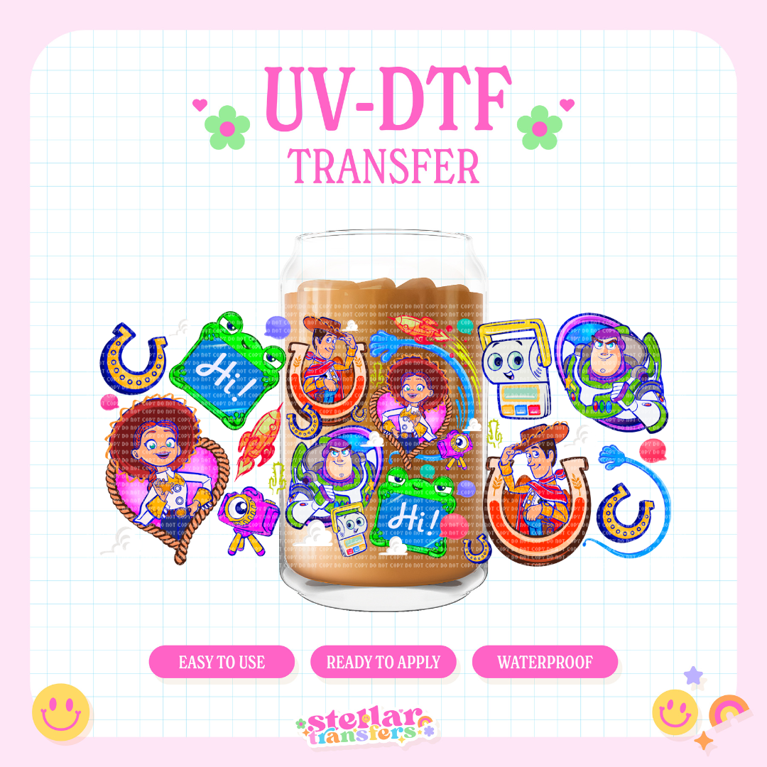 HELLO TOYS NEW - 16 OZ UV DTF