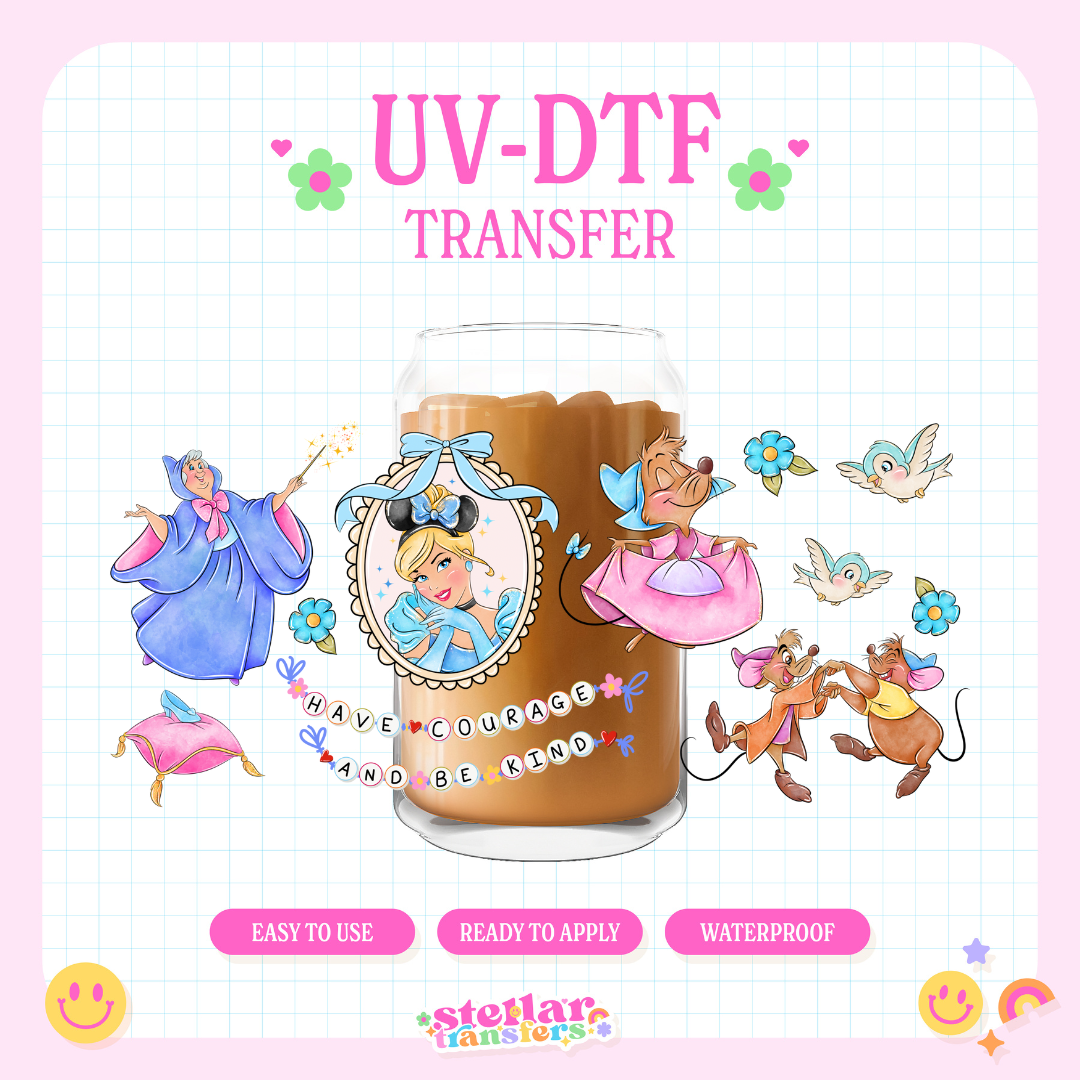 CINDERELLY COQUETTE - 16 OZ UV DTF