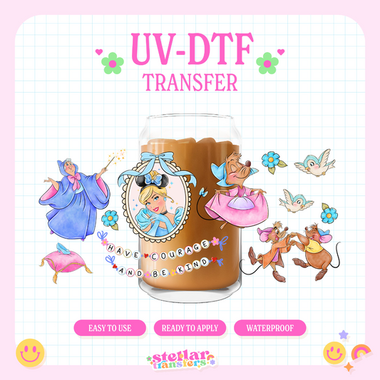 CINDERELLY COQUETTE - 16 OZ UV DTF