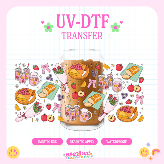 LEMONADE PICNIC - 16 OZ UV DTF