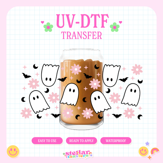 BOO GHOSTS - 16 OZ UV DTF