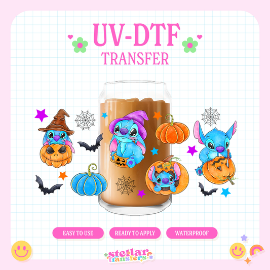 ALIEN HALLOWEEN - 16 OZ UV DTF