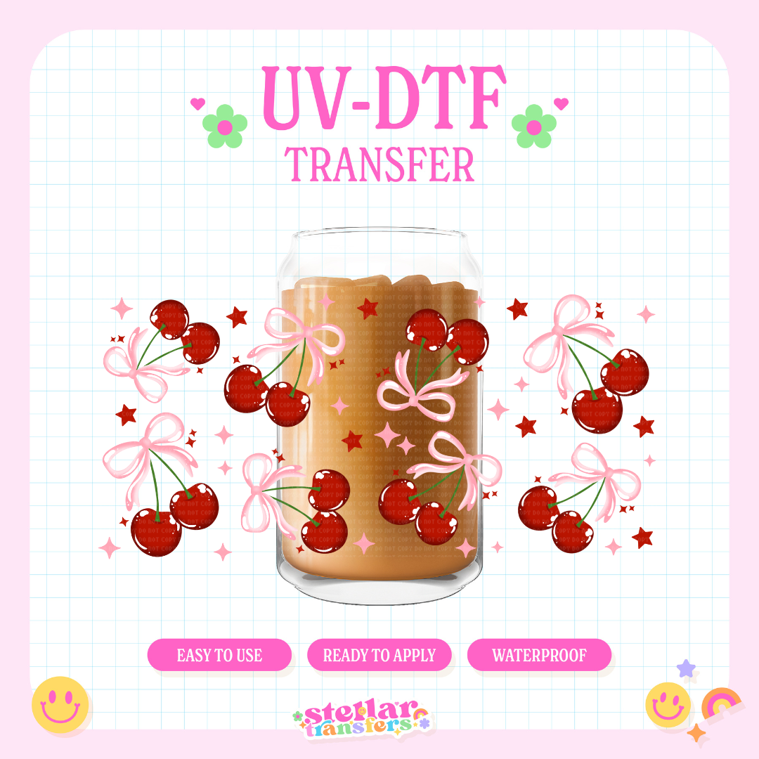 CHERRY COQUETTE - 16 OZ UV DTF