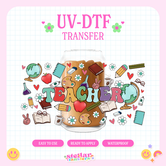 SCHOOL TEACHER - 16 OZ UV DTF