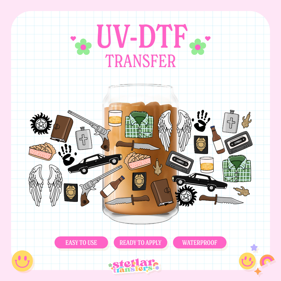 SUPER NATURAL - 16 OZ UV DTF