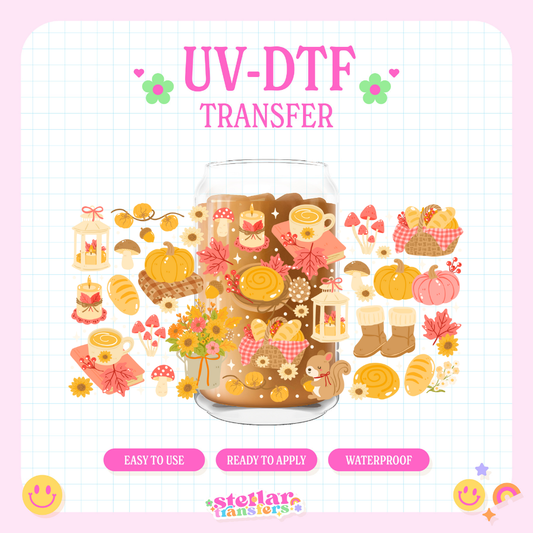 COTTAGE FALL - 16 OZ UV DTF