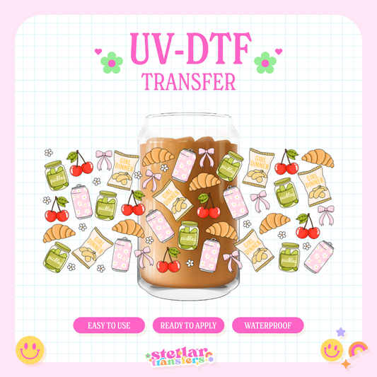 GIRL DINNER - 16 OZ UV DTF