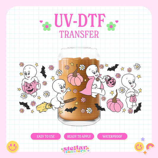 FRIENDLY GHOSTIE - 16 OZ UV DTF