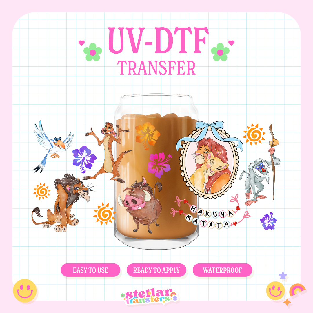 LION COQUETTE - 16 OZ UV DTF