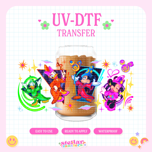 WIZARD DISNY FRIENDS - 16 OZ UV DTF