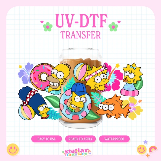 SIM BEACH - 16 OZ UV DTF