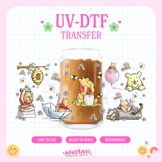 HONEY BEAR - 16 OZ UV DTF