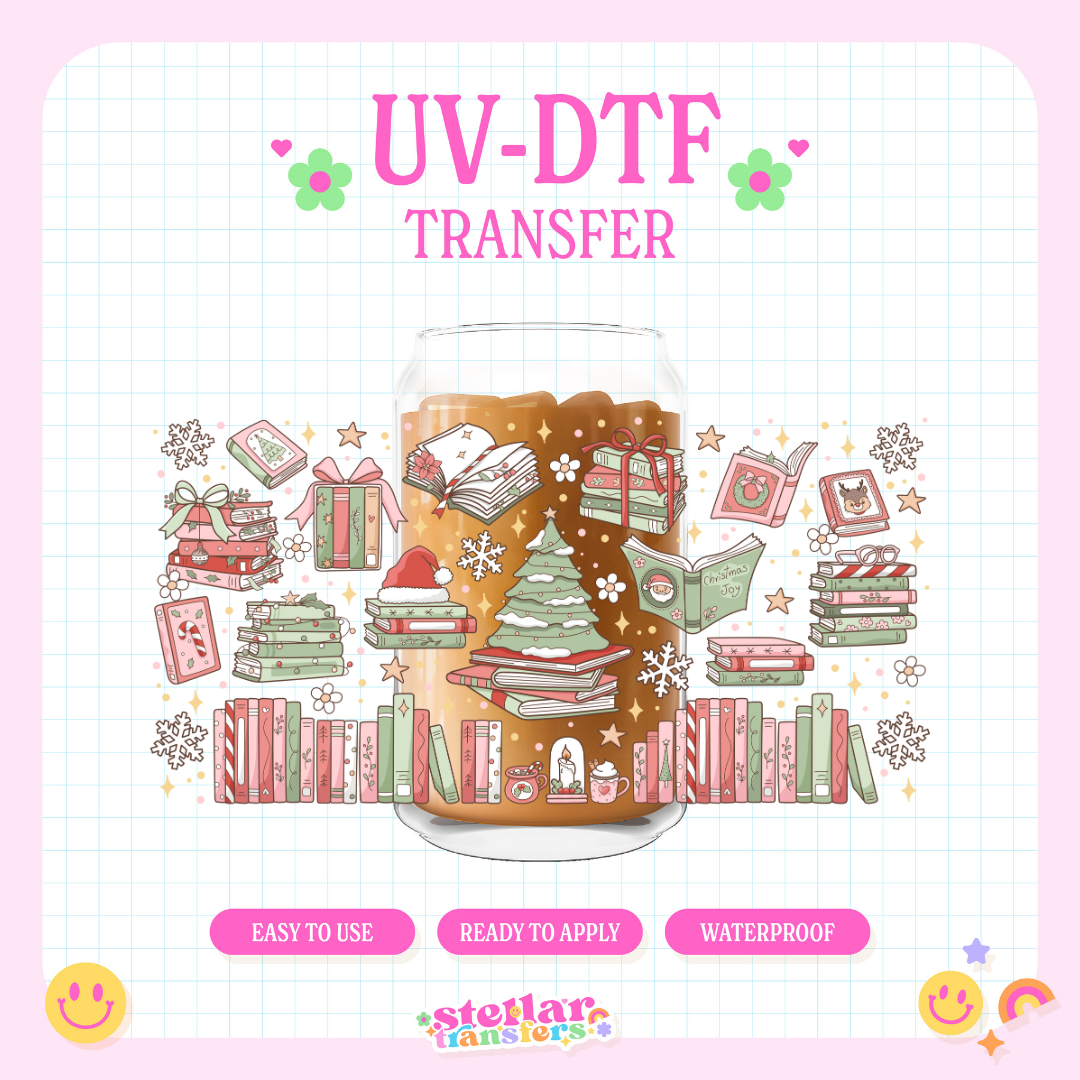 XMAS BOOKISH - 16 OZ UV DTF