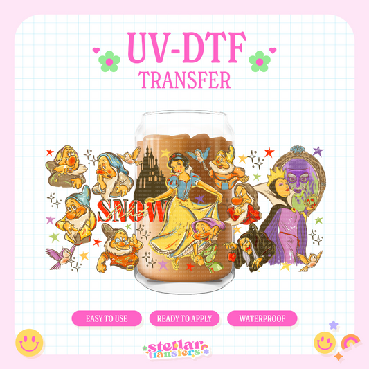 SNOW W - 16 OZ UV DTF