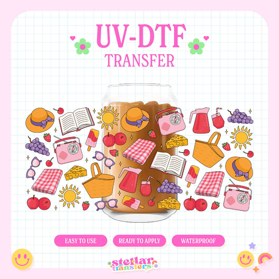 PICNIC ESSENTIALS - 16 OZ UV DTF