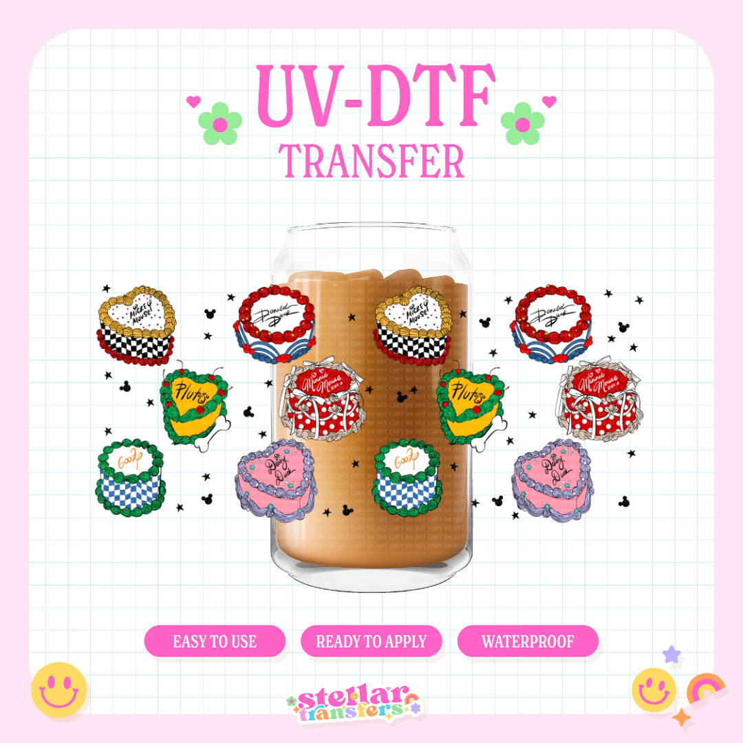 MAGICAL PARK CAKES - 16 OZ UV DTF