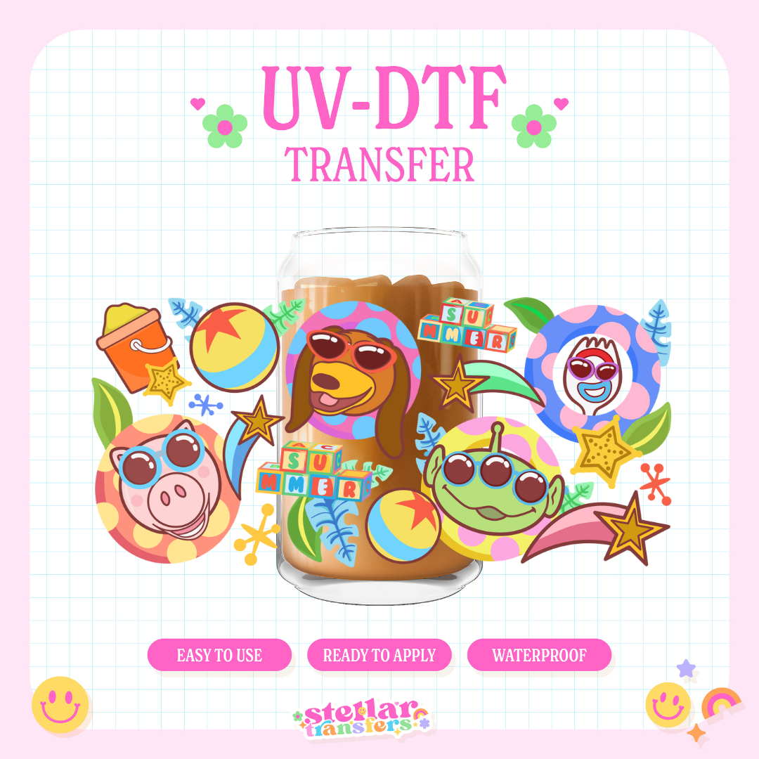 TOY BEACH PALS - 16 OZ UV DTF