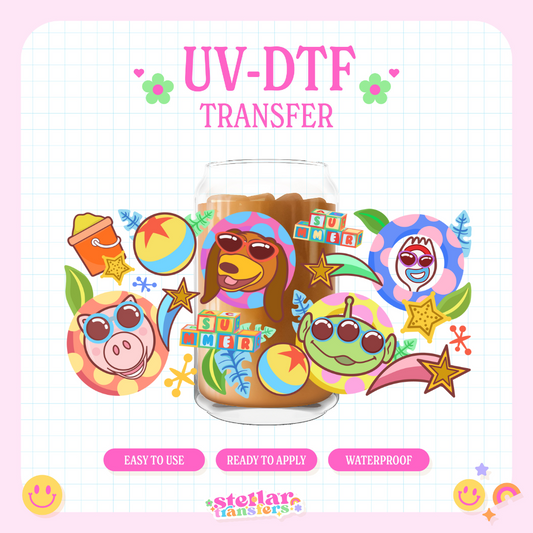 TOY BEACH PALS - 16 OZ UV DTF