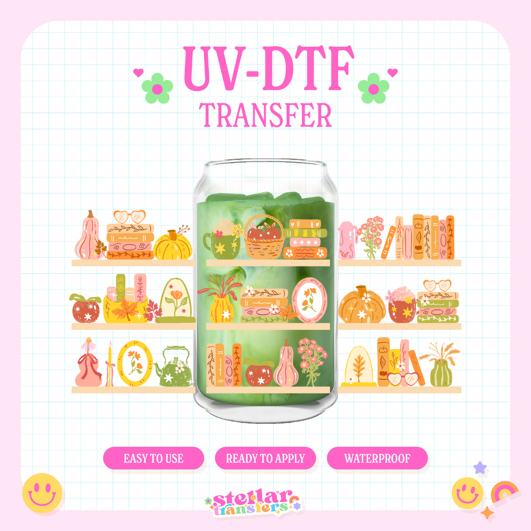AUTUMN SHELF - 16 OZ UV DTF