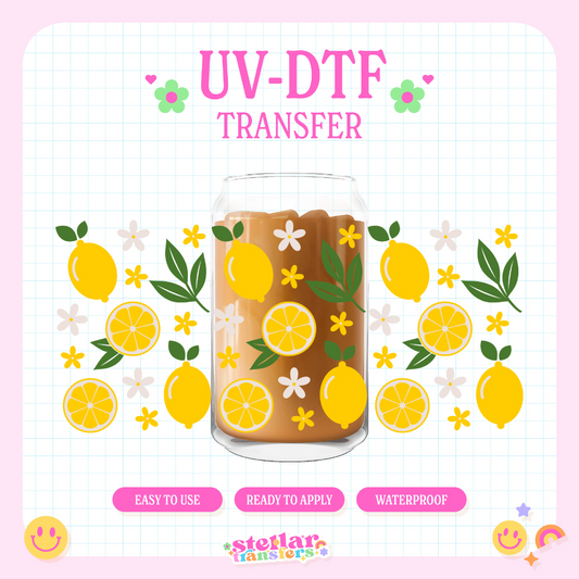 LEMONS - 16 OZ UV DTF