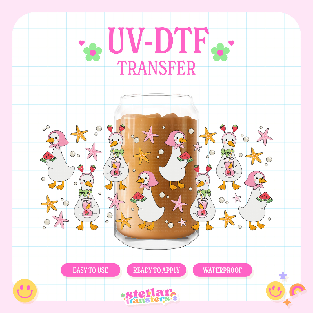 SUMMER GOOSE - 16 OZ UV DTF