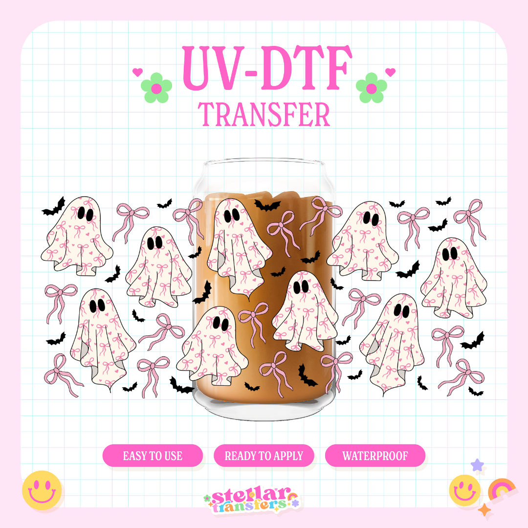 COQUETTE GHOSTS - 16 OZ UV DTF