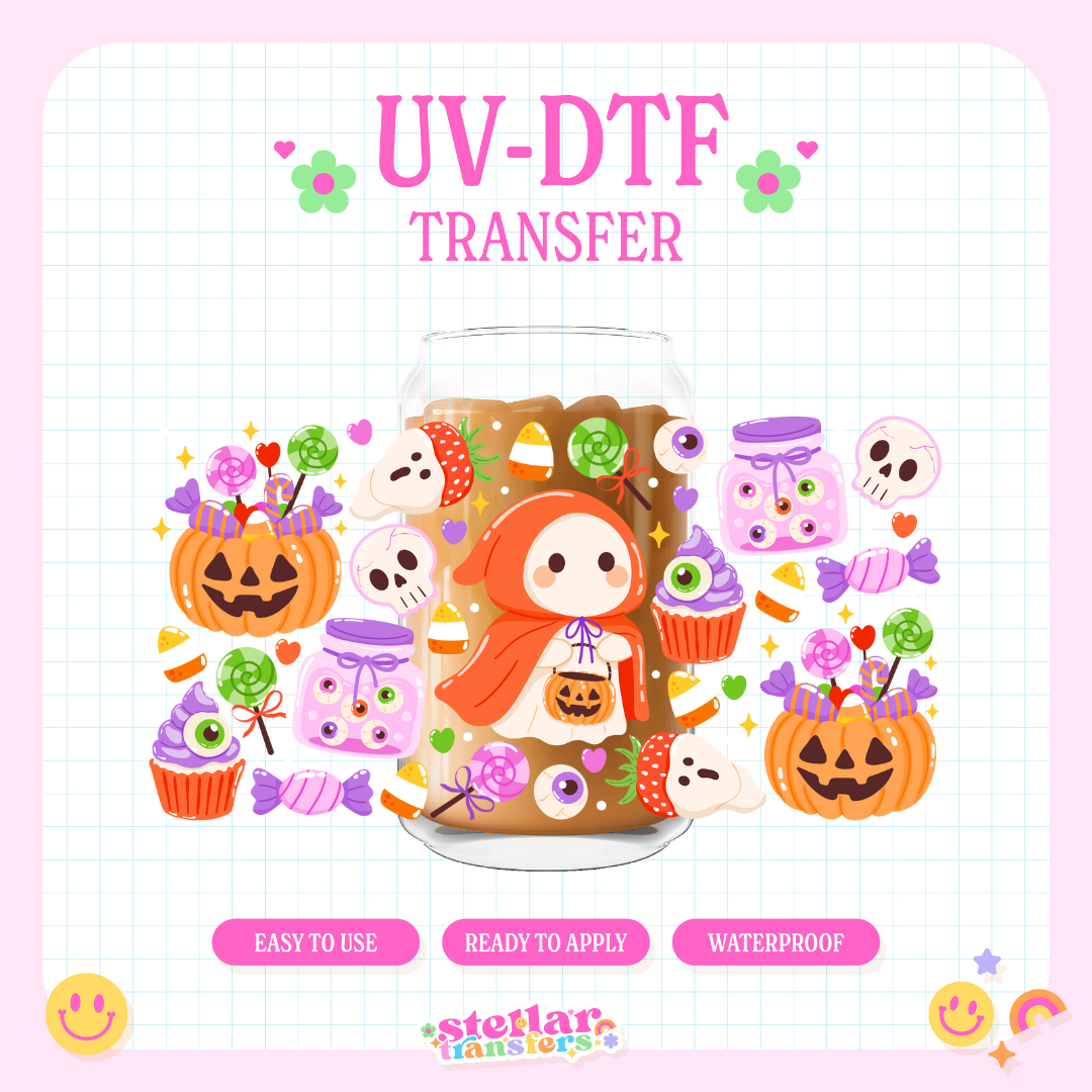 TRICK OR TREAT - 16 OZ UV DTF