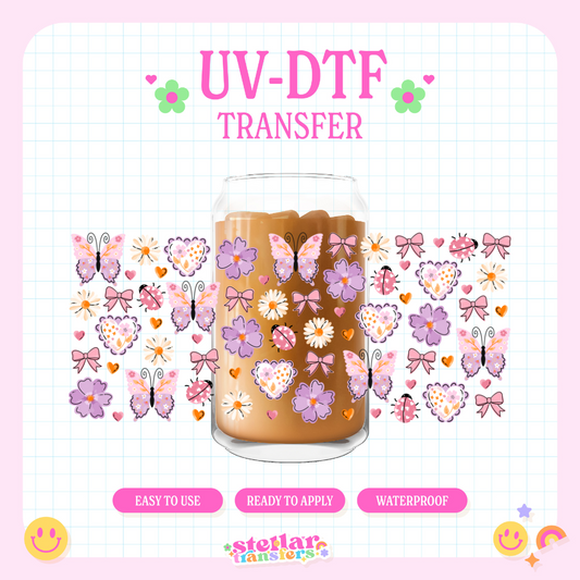 PINK SPRING - 16 OZ UV DTF