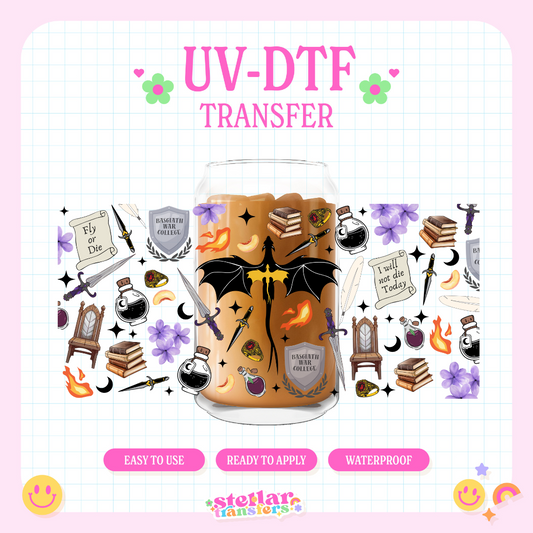 FOURTH  BOOK - 16 OZ UV DTF
