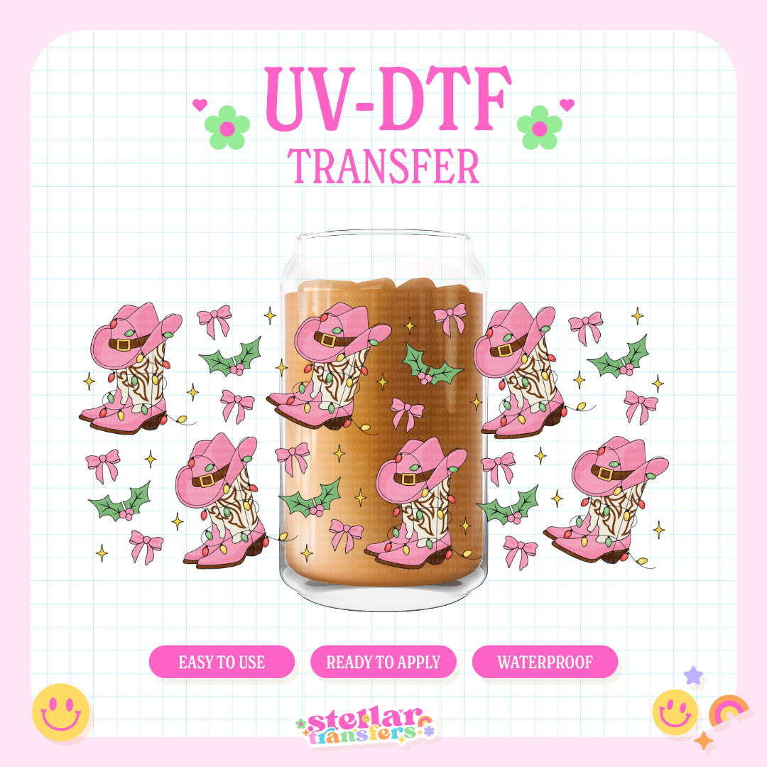 HOLIDAY BOOTS - 16 OZ UV DTF