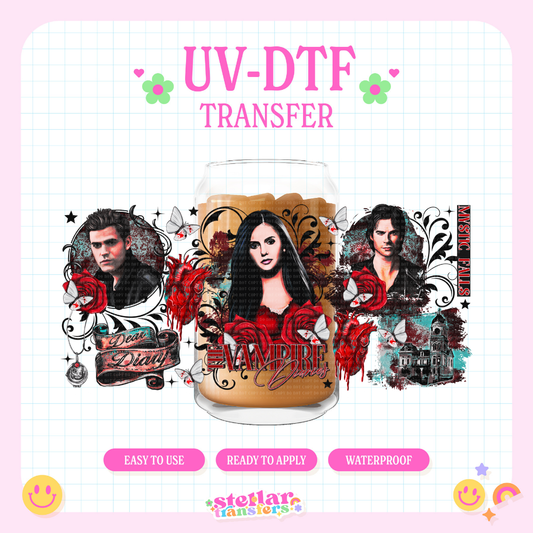 VAMPIRE DIARY - 16 OZ UV DTF