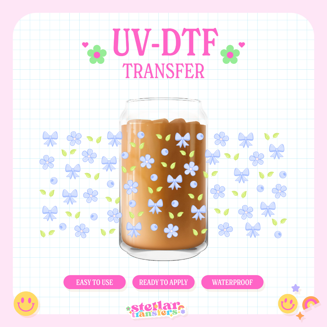 CUTE BLUEBERRY - 16 OZ UV DTF