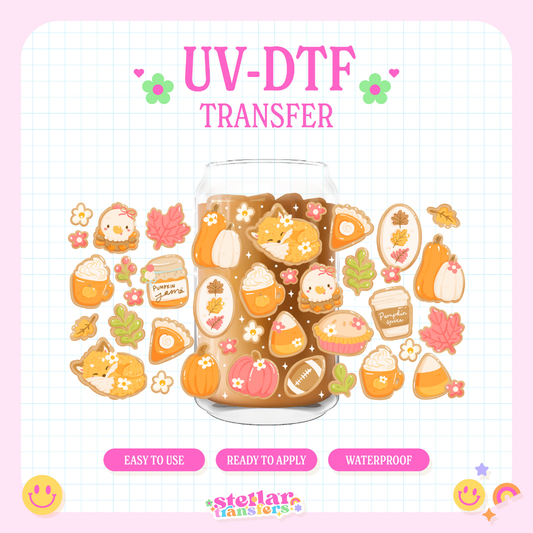 FALL SUGAR COOKIES - 16 OZ UV DTF