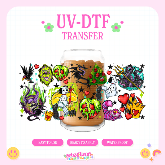DIS MOVIE VILLAINS - 16 OZ UV DTF