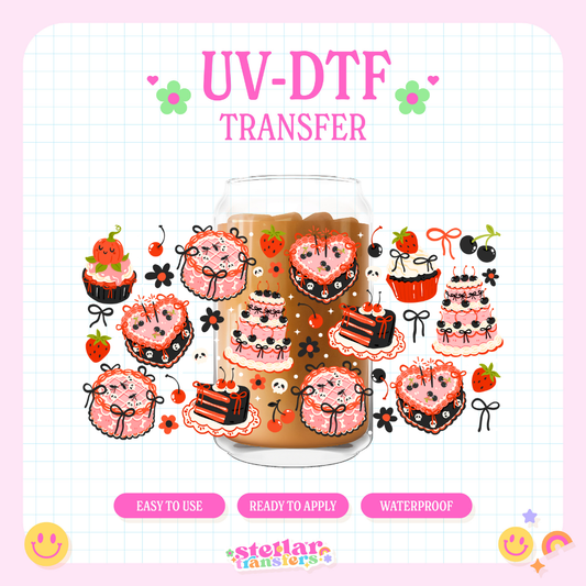 HALLOWEEN CAKE - 16 OZ UV DTF