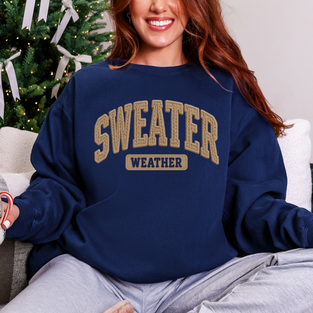 SWEATER WEATHER - CLEAR FILM SCREEN PRINT