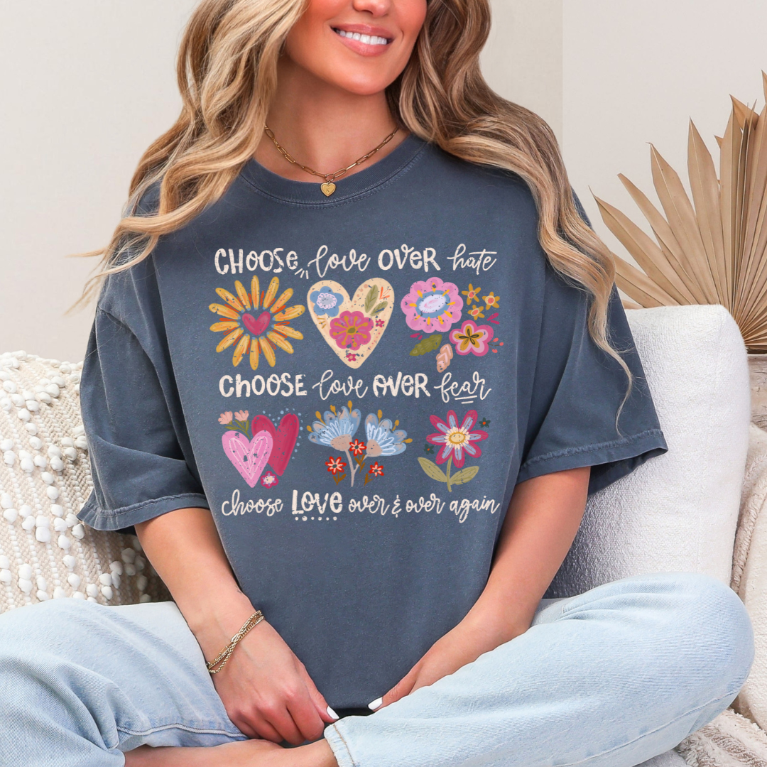 CHOOSE LOVE - CLEAR FILM SCREEN PRINT