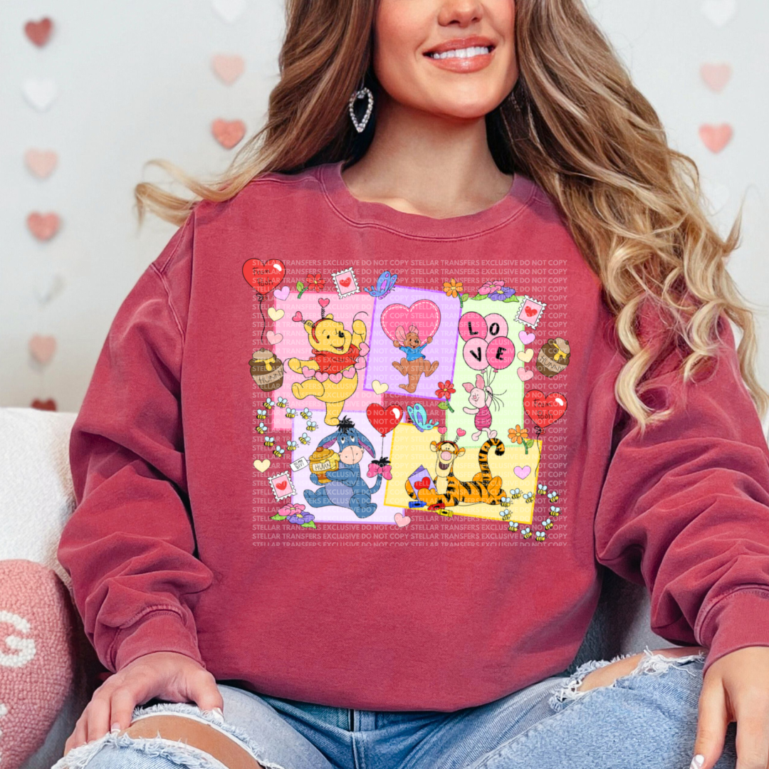 VALENTINES HONEY FRIENDS EXCLUSIVE - CLEAR FILM SCREEN PRINT