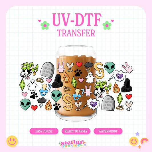 SIM GAME - 16 OZ UV DTF