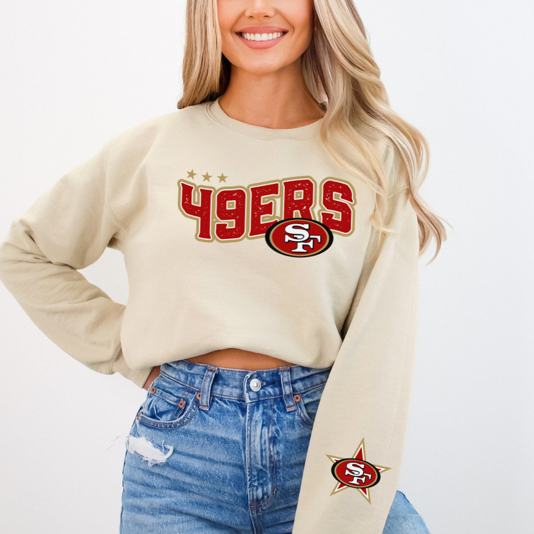 49 FOOTBALL TEAM + POCKET - CLEAR FILM SCREEN PRINT