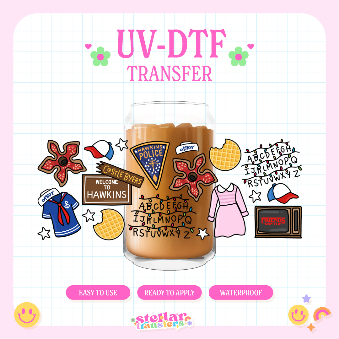 STRANGE - 16 OZ UV DTF