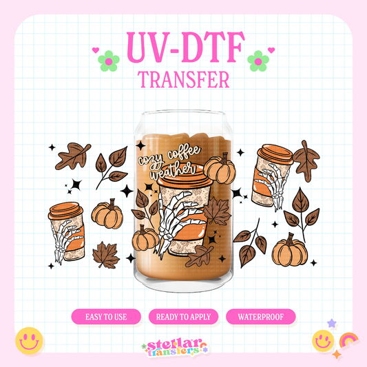 COZY COFFEE WEATHER - 16 OZ UV DTF