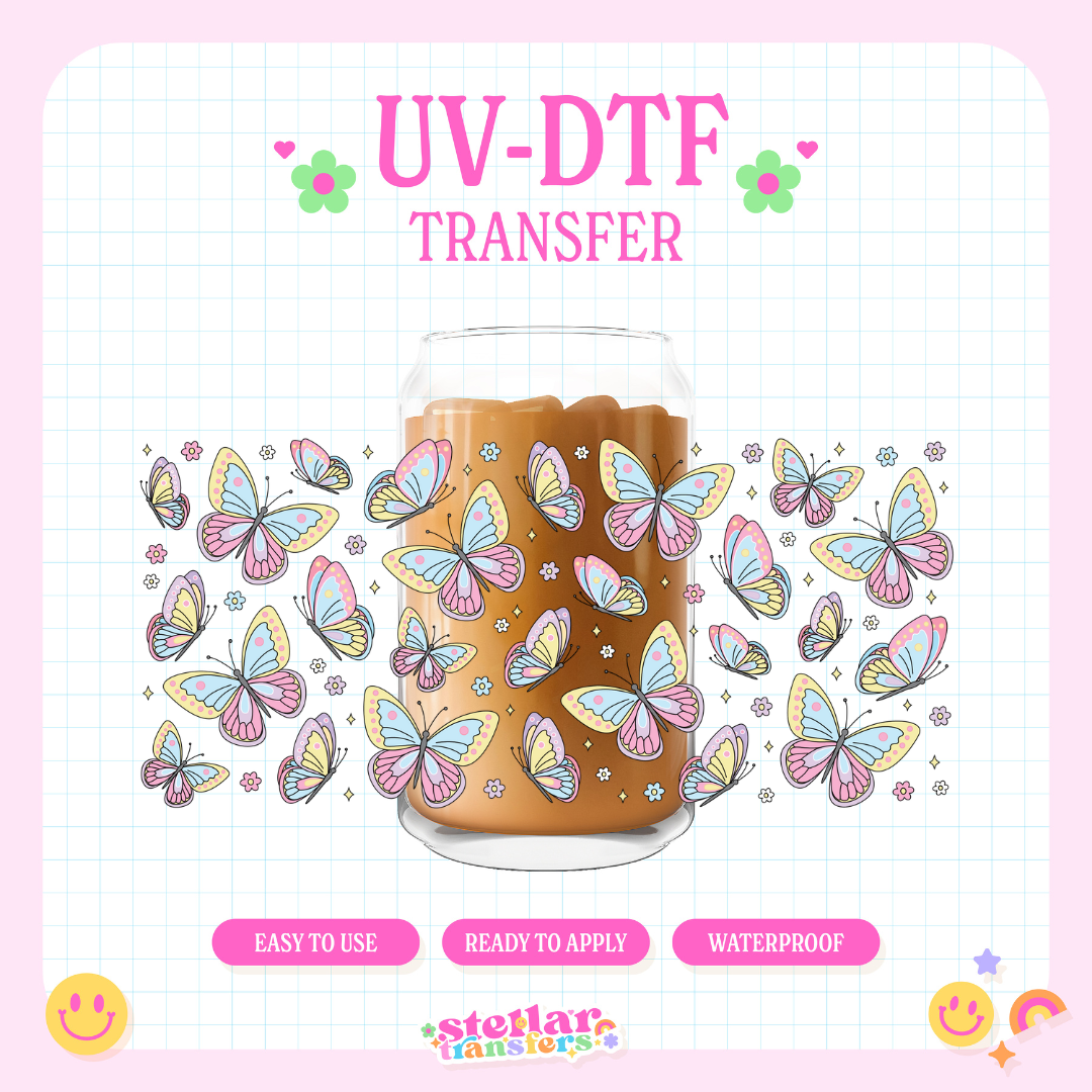 BUTTERFLY - 16 OZ UV DTF