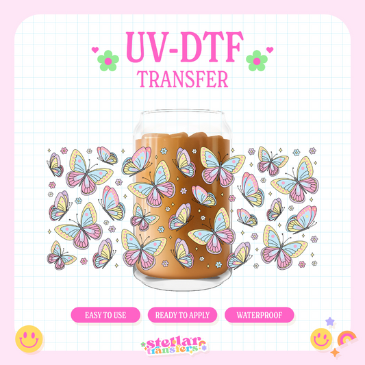 BUTTERFLY - 16 OZ UV DTF