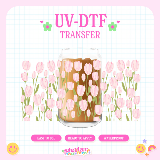 TULIPS - 16 OZ UV DTF