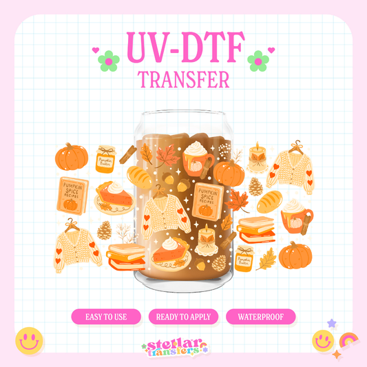 PUMPKIN SPICE - 16 OZ UV DTF