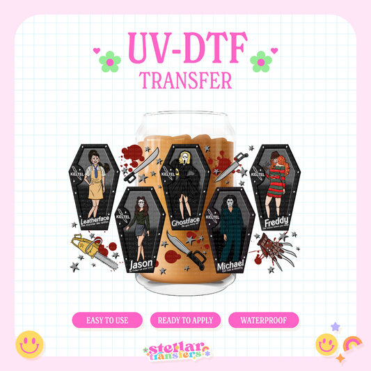 HORROR BARB DOLLS - 16 OZ UV DTF