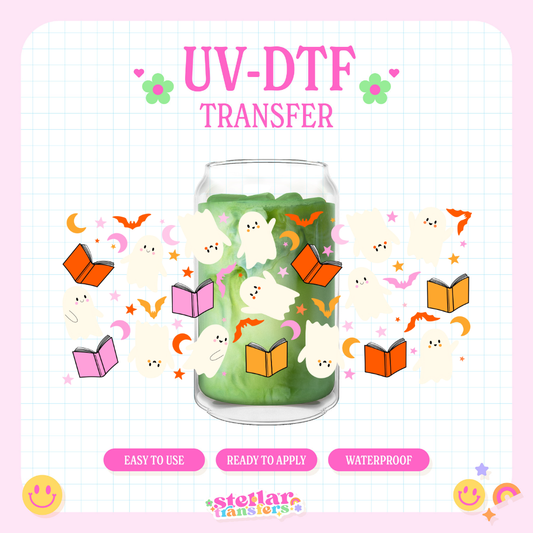 GHOSTIES & BOOKS - 16 OZ UV DTF